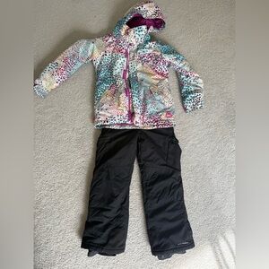 Columbia Youth Gray and Black Winter Jacket